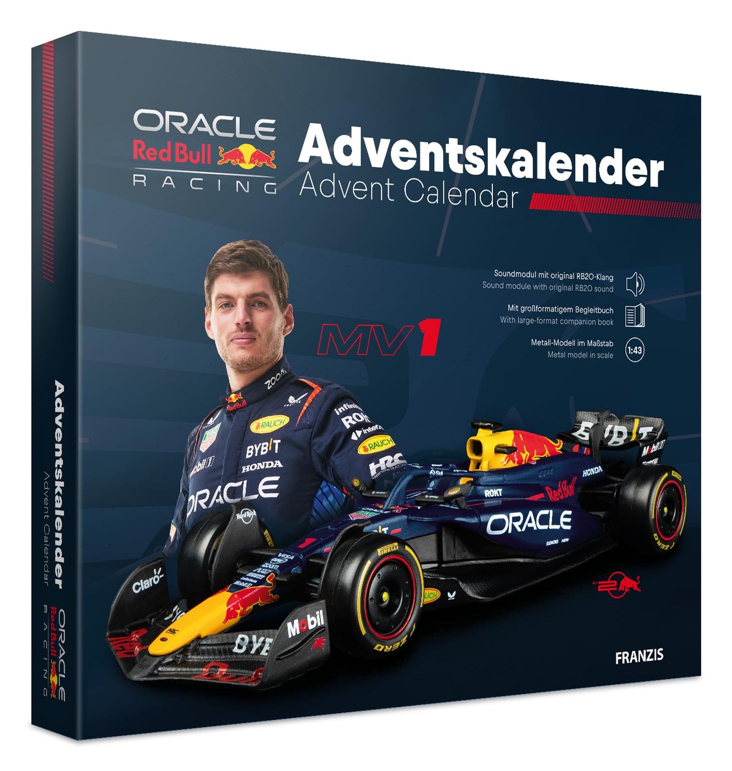 Oracle Red Bull RB20 Advent Calendar 1:43